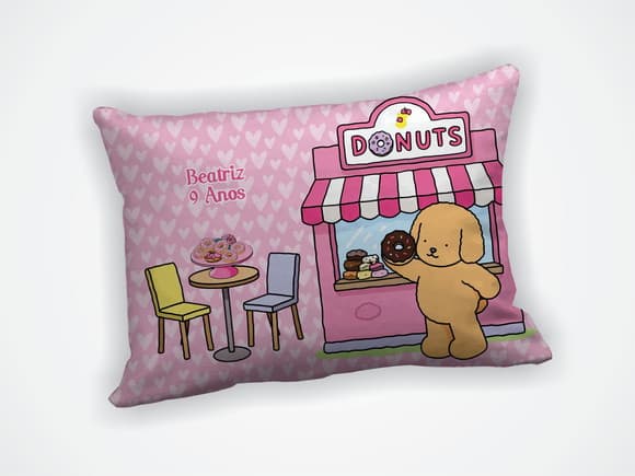 Mini Almofada 18x28cm Personalizada Bobbie Goods