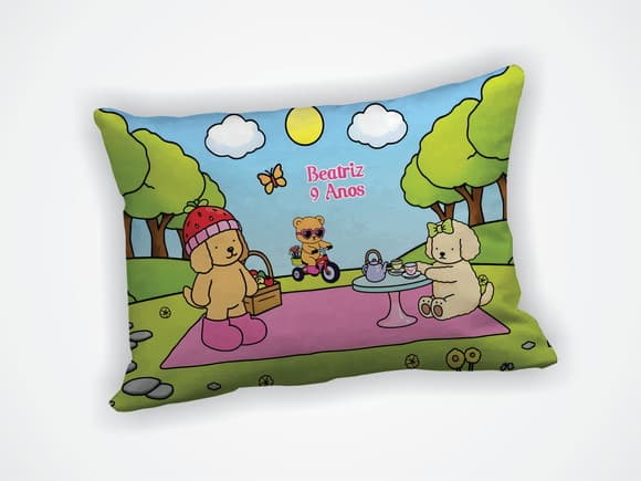 Mini Almofada 18x28cm Personalizada Bobbie Goods