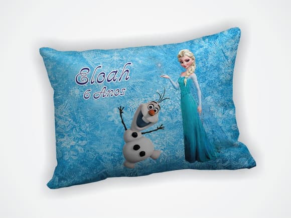 Mini Almofada 18x28cm Personalizada Frozen