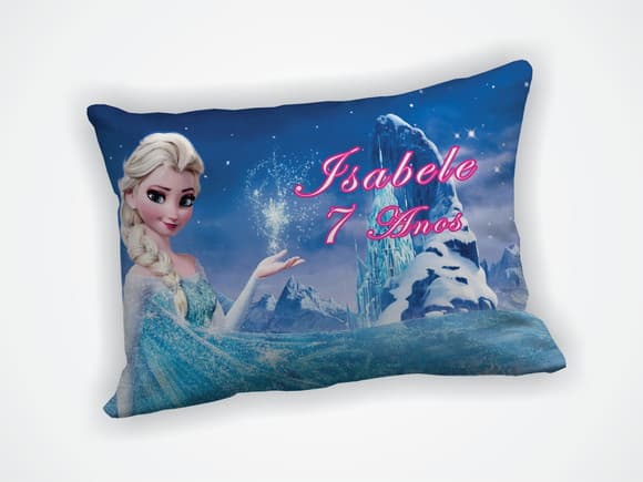 Mini Almofada 18x28cm Personalizada Frozen