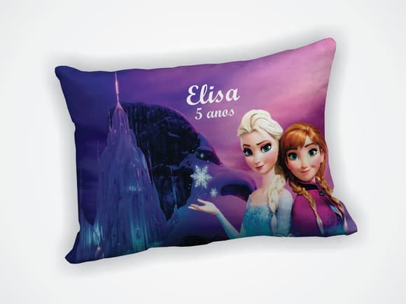 Mini Almofada 18x28cm Personalizada Frozen