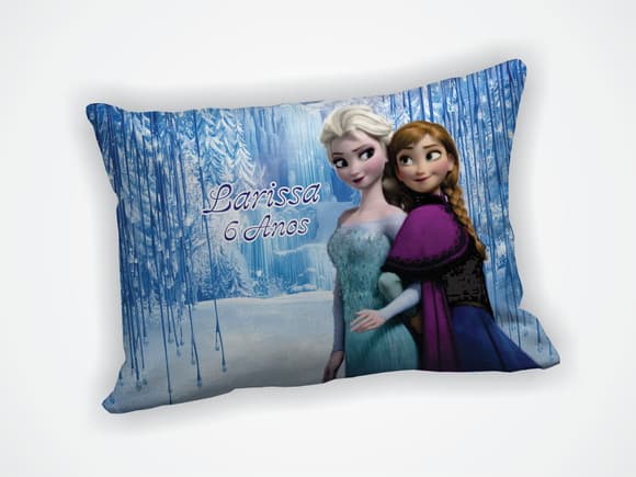 Mini Almofada 18x28cm Personalizada Frozen
