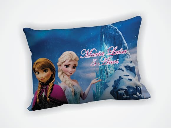 Mini Almofada 18x28cm Personalizada Frozen