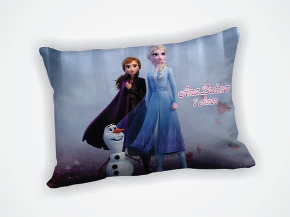 Mini Almofada 18x28cm Personalizada Frozen