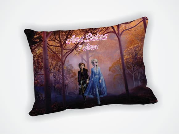 Mini Almofada 18x28cm Personalizada Frozen