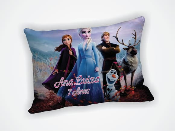 Mini Almofada 18x28cm Personalizada Frozen