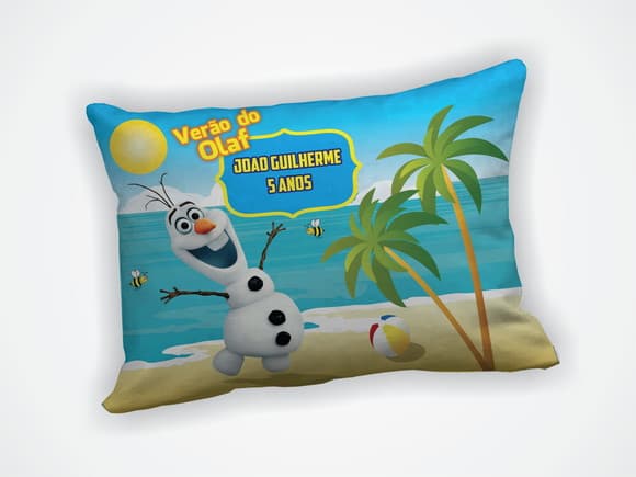 Mini Almofada 18x28cm Personalizada Frozen