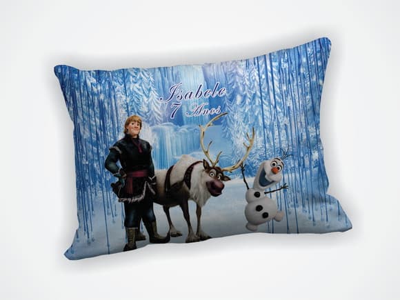 Mini Almofada 18x28cm Personalizada Frozen