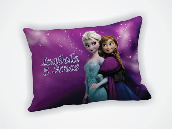Mini Almofada 18x28cm Personalizada Frozen