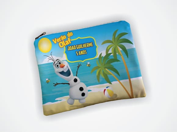 Lembrancinha Necessaire Festa Frozen Olaf