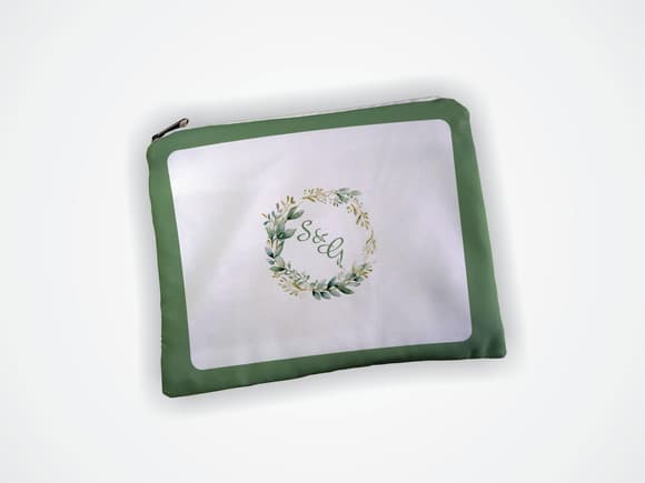 Necessaire 19x13cm Madrinha Verde