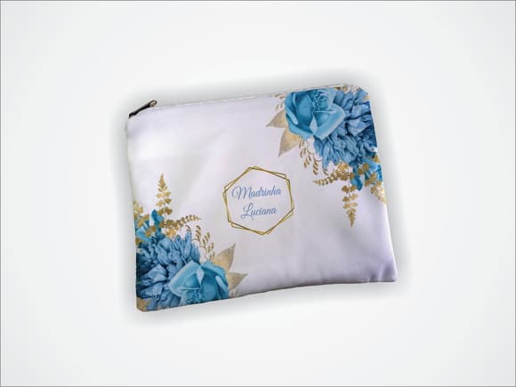 Necessaire 19x13cm Madrinha Azul