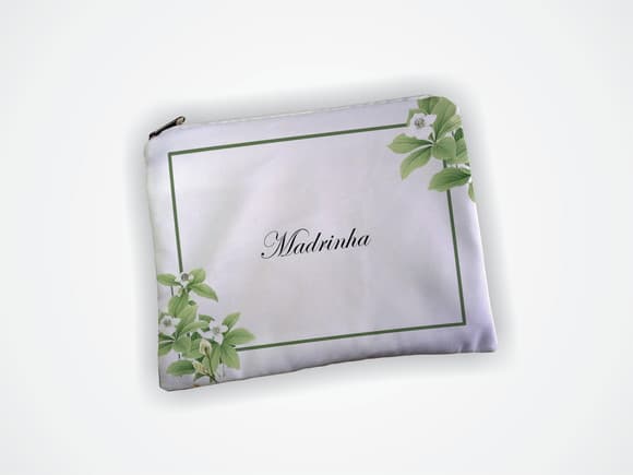 Necessaire 19x13cm Madrinha Verde