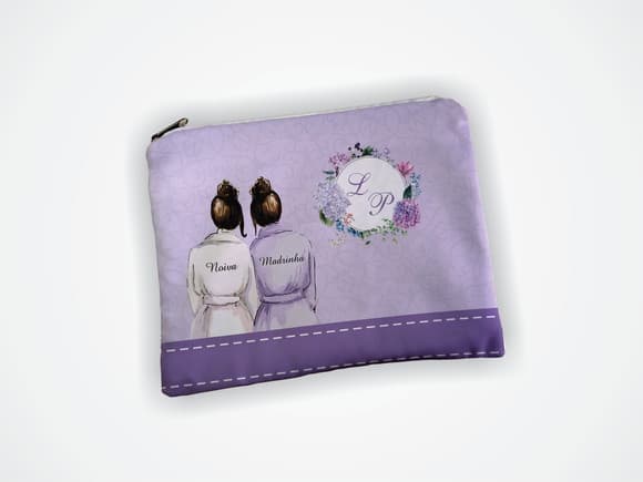 Necessaire 19x13cm Madrinha Lilás