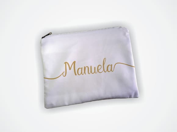 Necessaire 19x13cm Madrinha Nome Individual