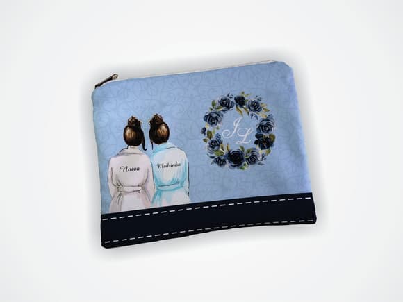Necessaire 19x13cm Madrinha Azul