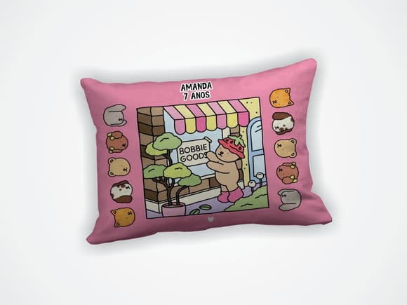 Almofada 18x28cm Personalizada Bobbie Goods