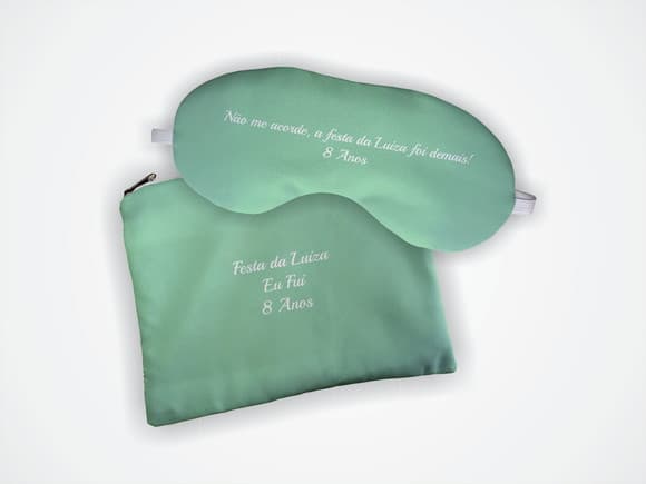 Kit Necessaire (frente e Verso Personalizado) + Mascara