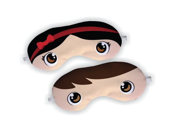 Lembrancinha Mascara Dormir Olhos Branca de Neve