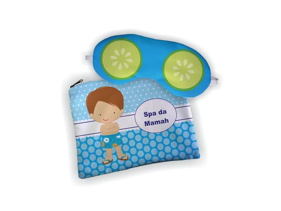 Lembrancinha Kit Necessaire + Mascara Spa Menino