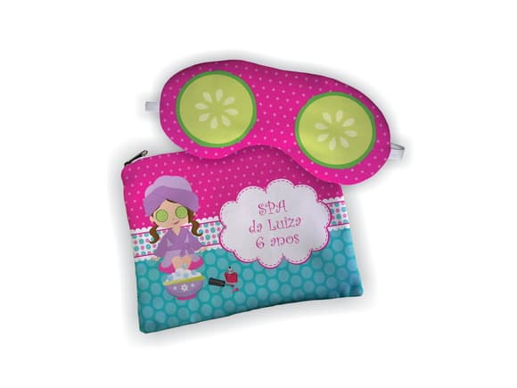 Lembrancinha Kit Necessaire + Mascara Festa Spa