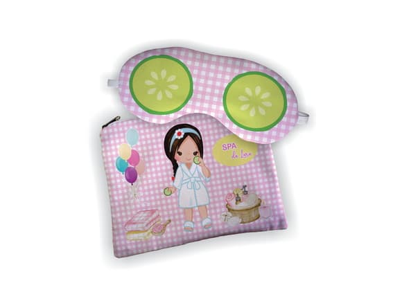 Lembrancinha Kit Necessaire + Mascara Festa Spa