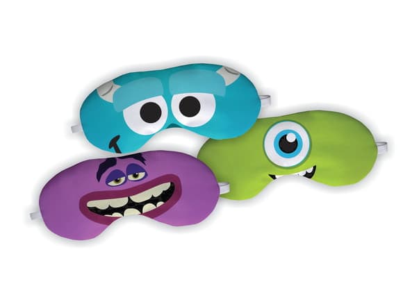 Lembrancinha Mascara de Dormir Monstros Sa