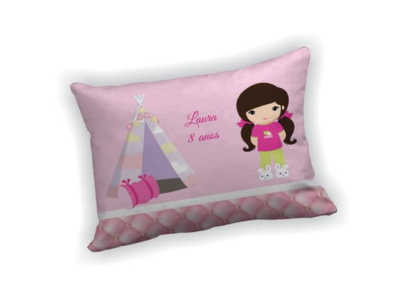 Almofada 18x28cm Personalizada Festa Pijama