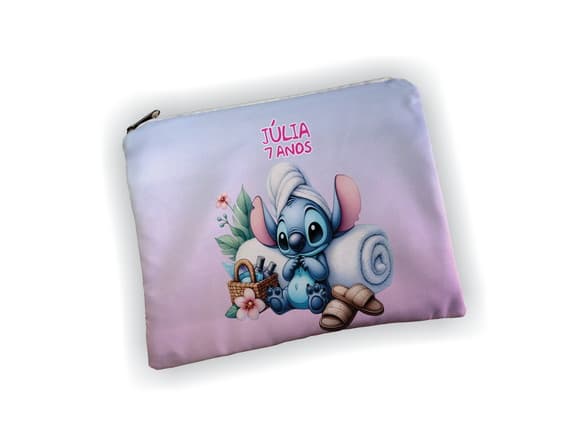 Necessaire 19x13cm Personalizada Stitch Spa