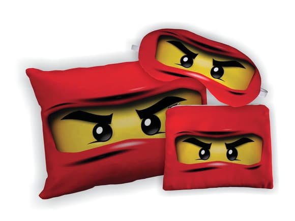 Kit Almofada 18x28cm + Mascara + Nécessaire Ninjago