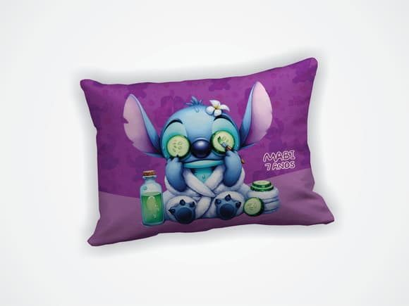 Almofada 18x28cm Personalizada Stitch Spa