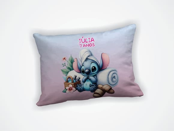 Almofada 18x28cm Personalizada Stitch Spa