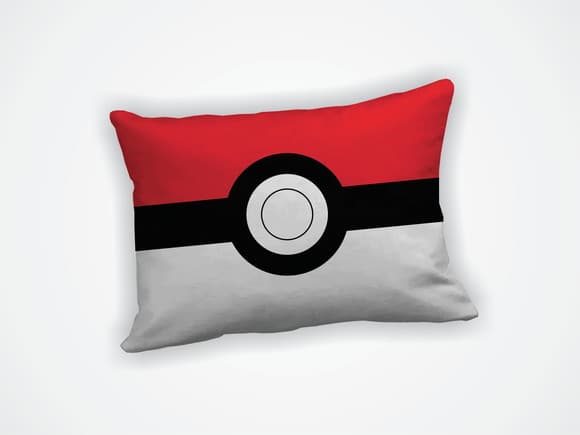 Almofada 18x28cm Personalizada Pokemon Pokebola