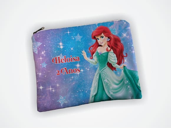 Necessaire Personalizada Sereia Ariel