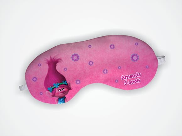 Mascara Dormir Personalizada Trolls