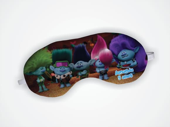 Mascara Dormir Personalizada Trolls