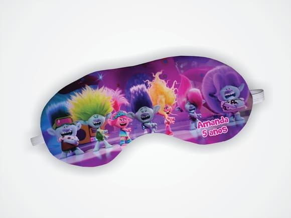 Mascara Dormir Personalizada Trolls
