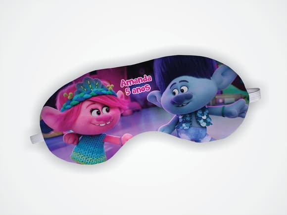 Mascara Dormir Personalizada Trolls