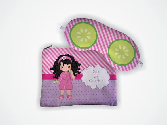 Lembrancinha Kit Necessaire + Mascara Spa