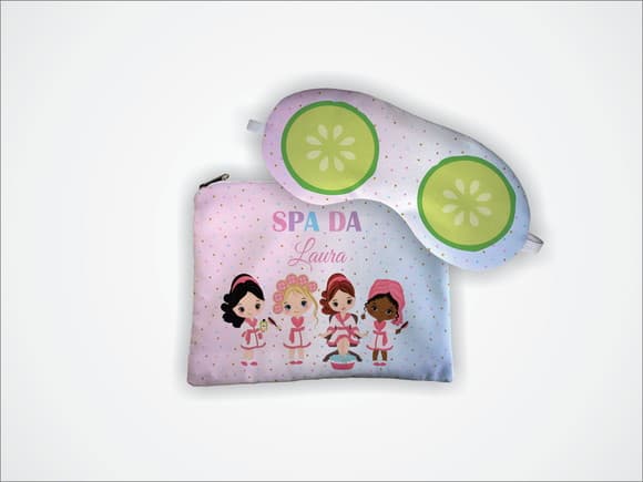 Lembrancinha Kit Necessaire + Mascara Spa