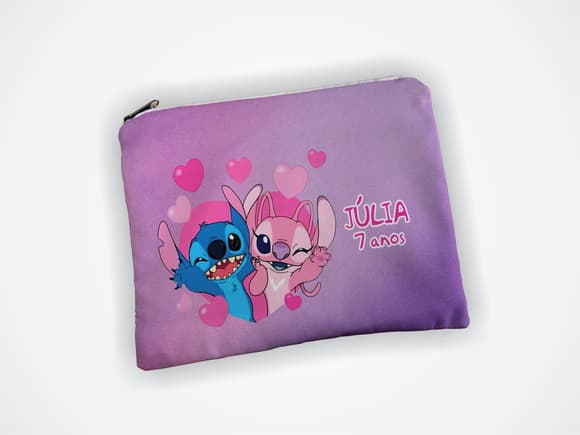 Necessaire 19x13cm Personalizada Stitch