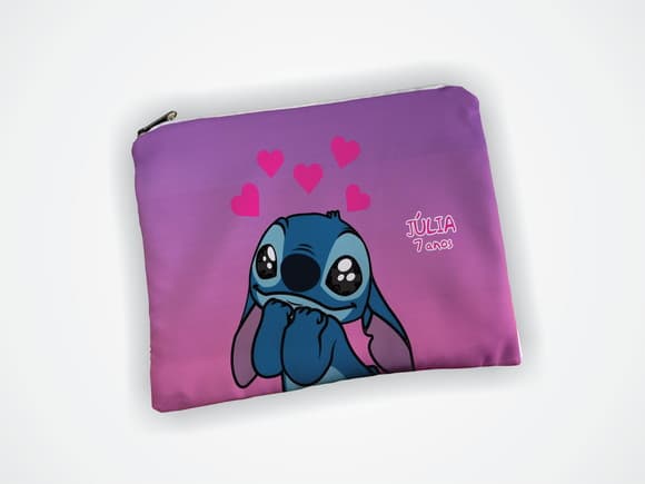 Necessaire 19x13cm Personalizada Stitch