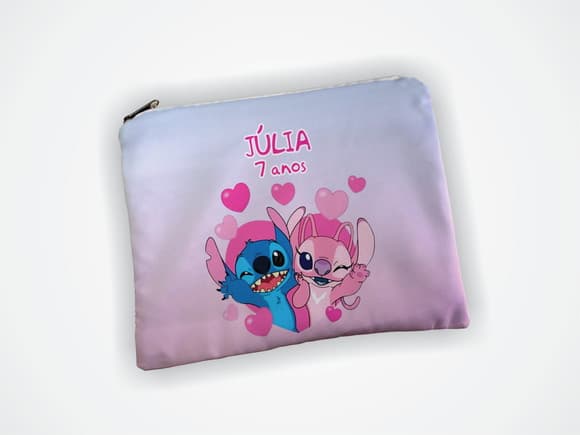 Necessaire 19x13cm Personalizada Stitch