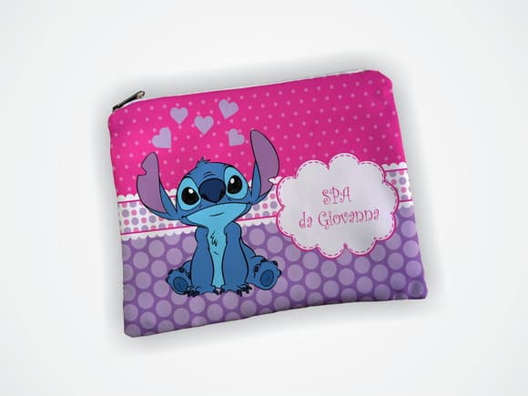 Necessaire 19x13cm Personalizada Stitch