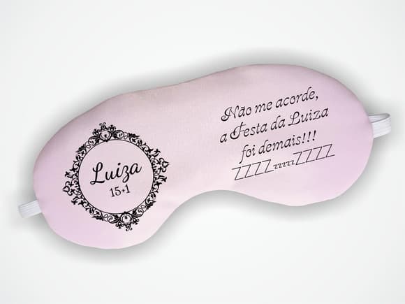 Mascara Dormir Personalizada 15 Anos