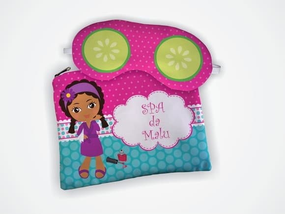 Kit Personalizado Necessaire + Mascara de Dormir Spa