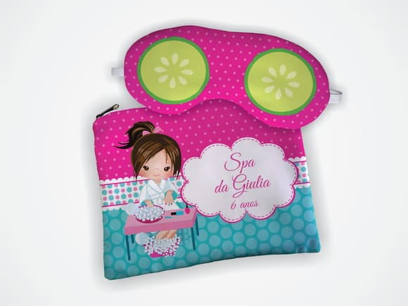Lembrancinha Kit Necessaire + Mascara Spa
