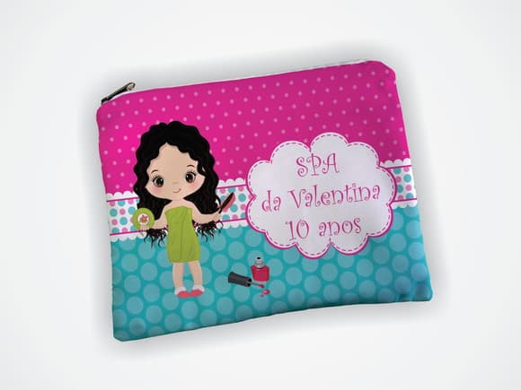 Lembrança Necessaire Personalizada Festa Spa