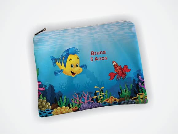 Necessaire Personalizada Sereia Ariel
