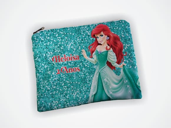 Necessaire Personalizada Sereia Ariel